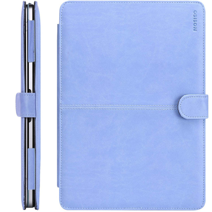 Serenity Blue Leather Case for MacBook Air/Pro 13 - DOKUTRONIX