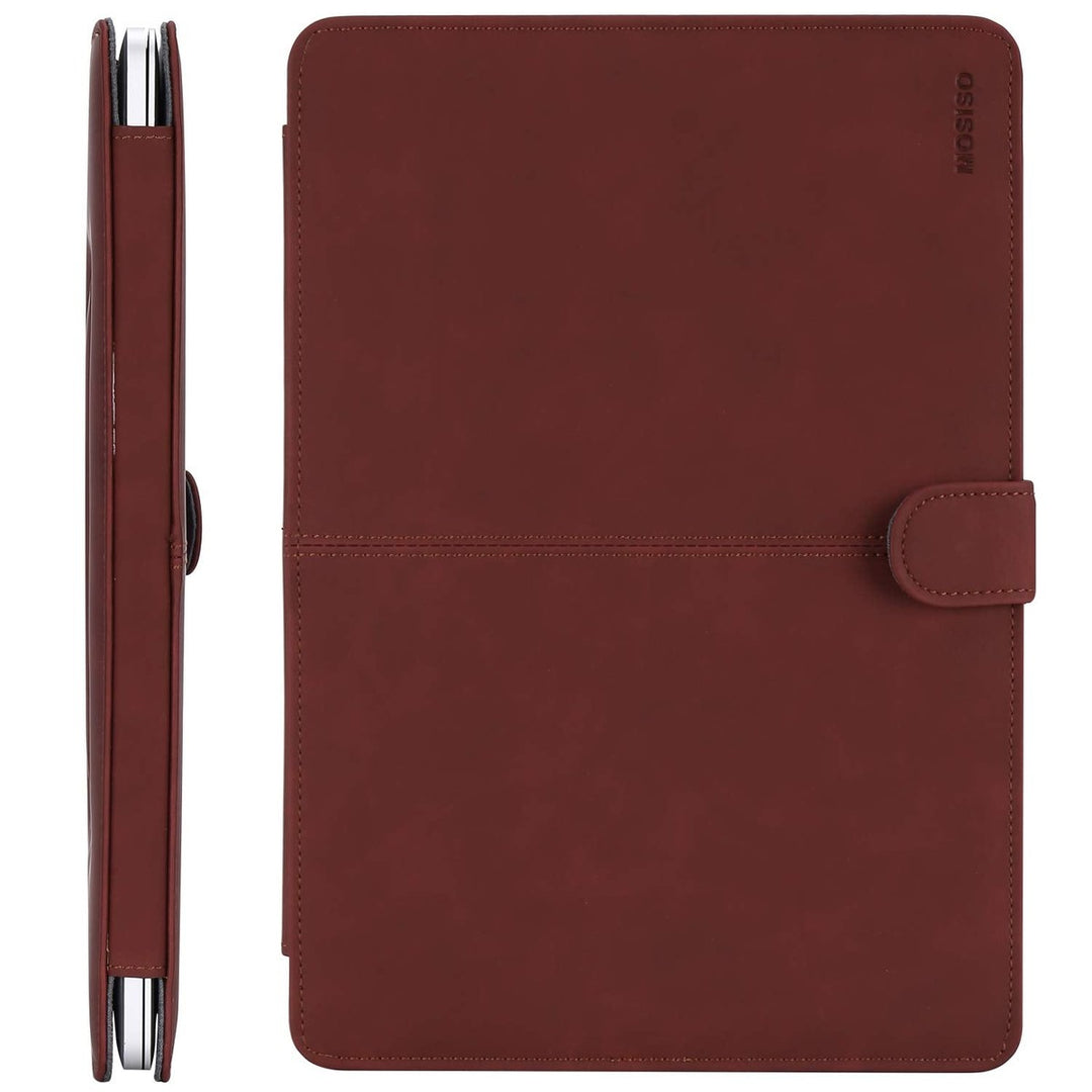 Claret Red PU Leather MacBook Air/Pro Case - DOKUTRONIX