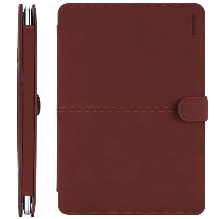 Claret Red PU Leather MacBook Air/Pro Case - DOKUTRONIX