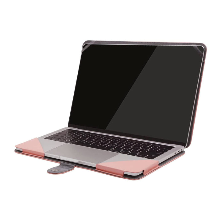 MacAir 13 Leather Portfolio - Rose Quartz - DOKUTRONIX