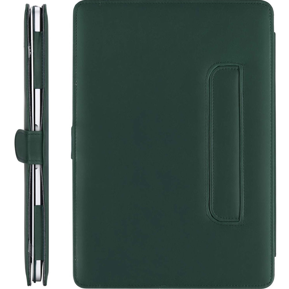 Teal Chic: MOSISO Leather MacBook 13 Case - DOKUTRONIX