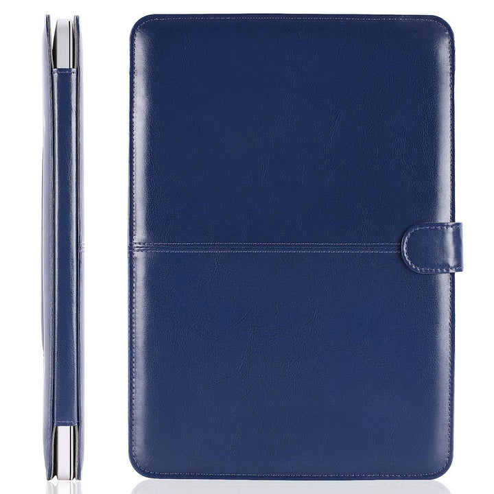 Navy Leather Portfolio Case for MacBook Air/Pro 13 - DOKUTRONIX