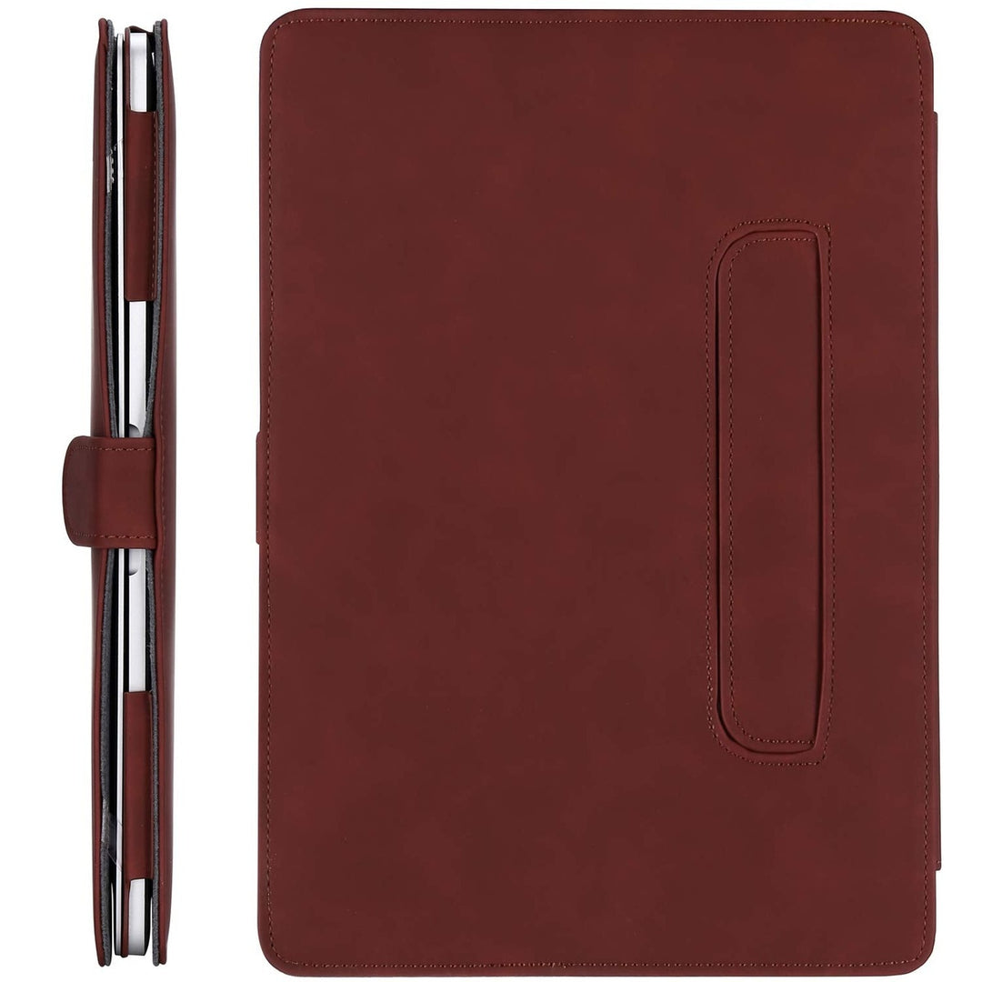 Claret Red PU Leather MacBook Air/Pro Case - DOKUTRONIX