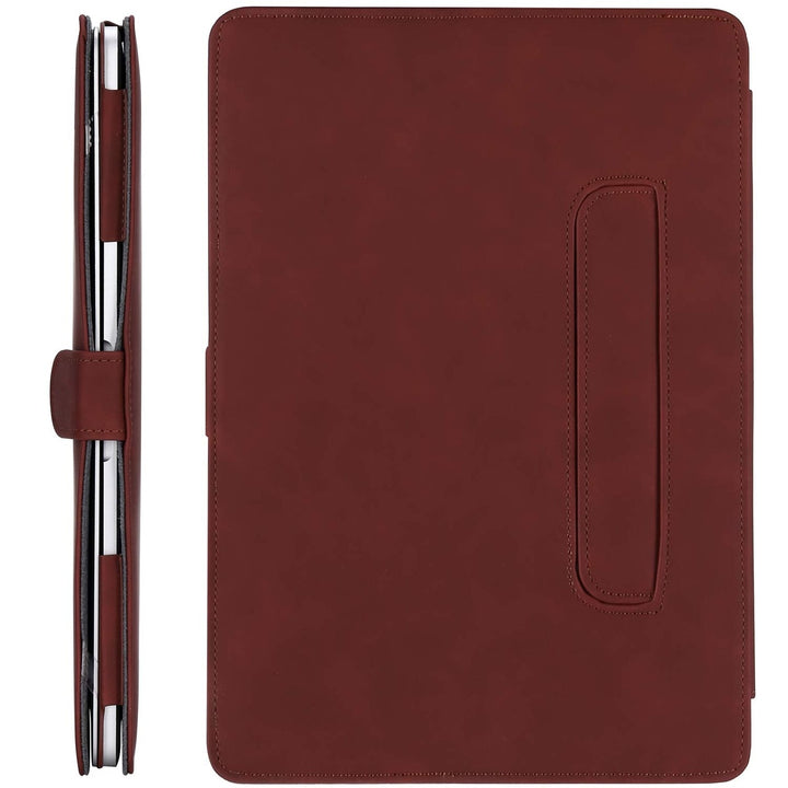Claret Red PU Leather MacBook Air/Pro Case - DOKUTRONIX