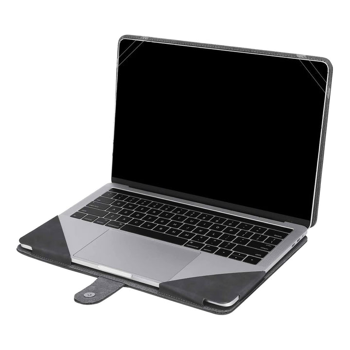 AirPro 13 Leather Portfolio - Space Gray - DOKUTRONIX