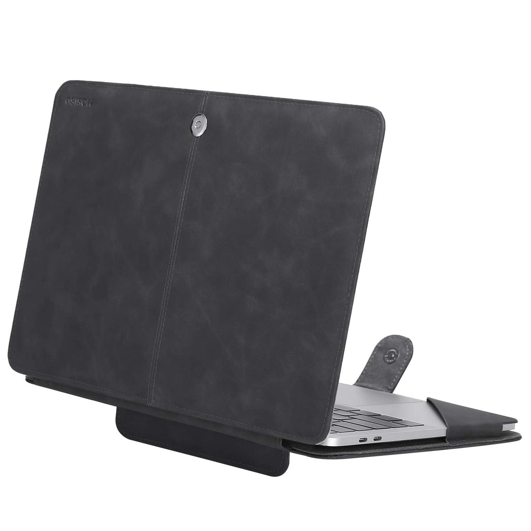 AirPro 13 Leather Portfolio - Space Gray - DOKUTRONIX