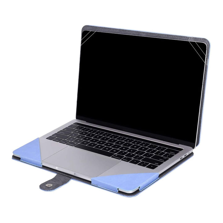 Serenity Blue Leather Case for MacBook Air/Pro 13 - DOKUTRONIX
