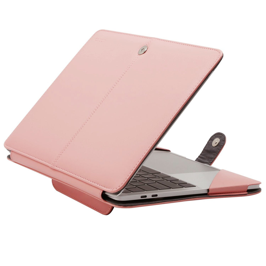 MacAir 13 Leather Portfolio - Rose Quartz - DOKUTRONIX