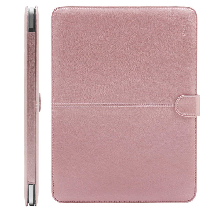Rose Gold PU Leather MacBook 13 Portfolio Case - DOKUTRONIX