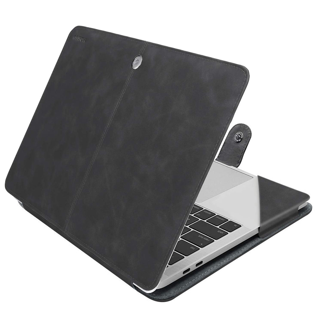 AirPro 13 Leather Portfolio - Space Gray - DOKUTRONIX