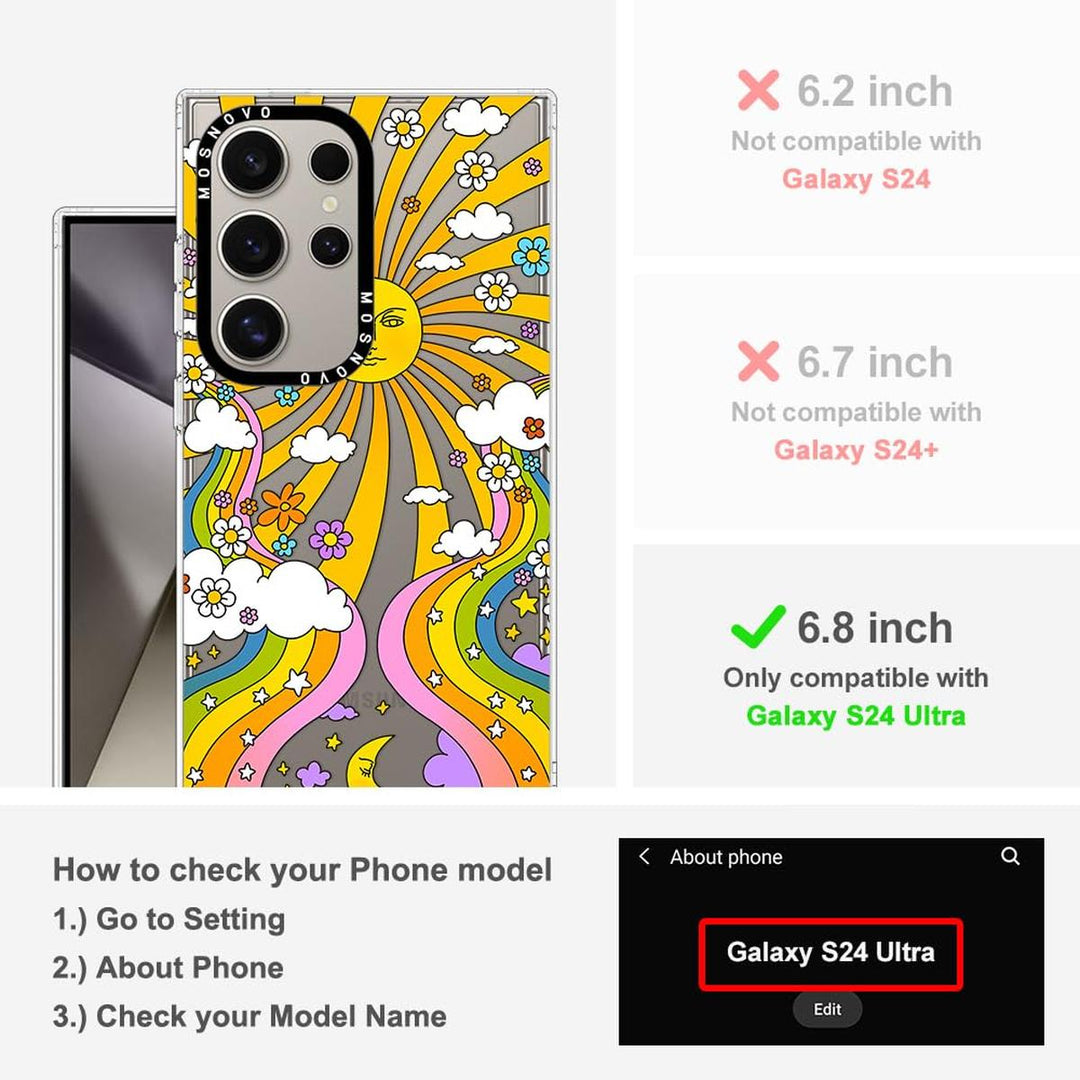 Psychedelic Shield: Galaxy S24 Ultra Case - DOKUTRONIX