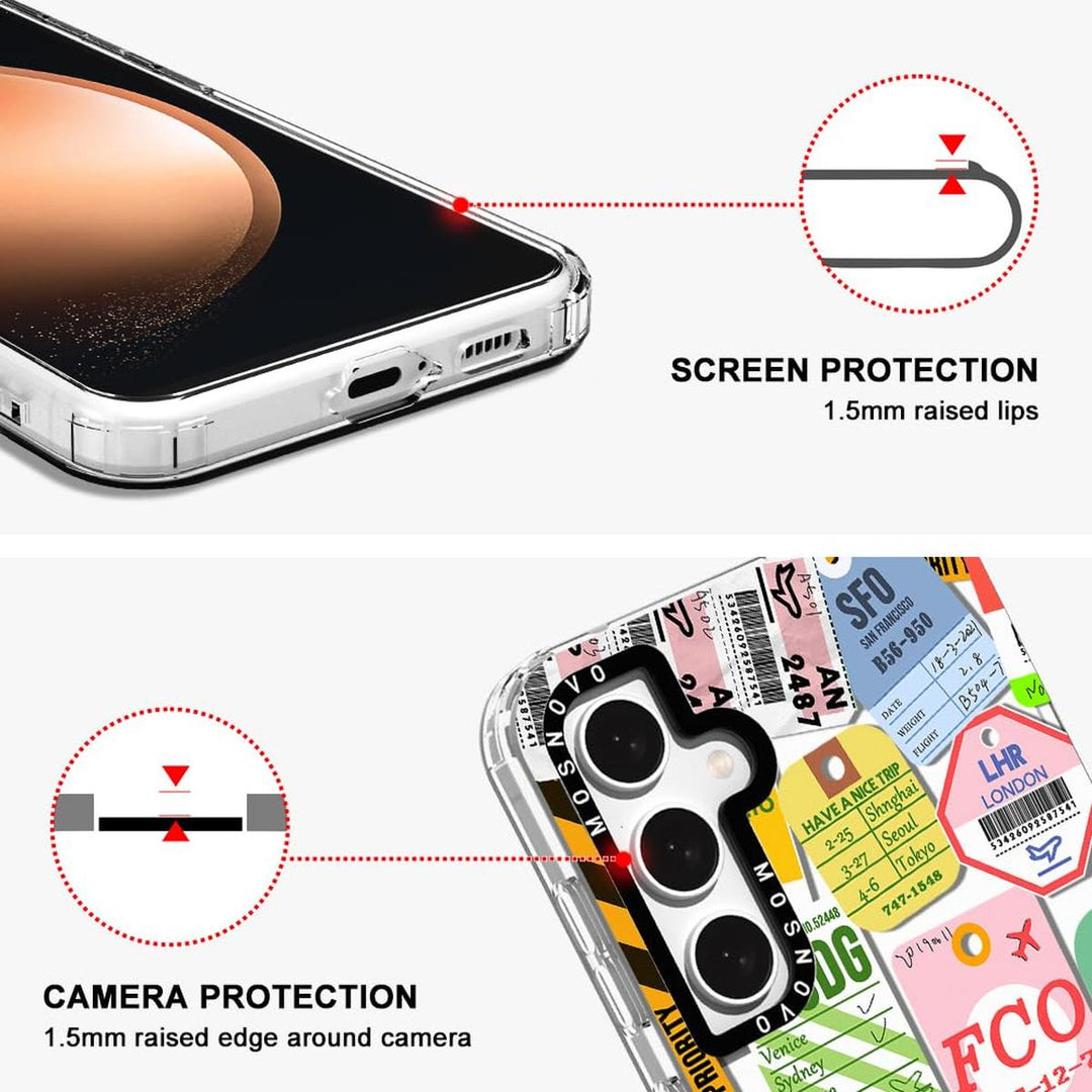 Psychedelic Shield: Galaxy S24 Ultra Case - DOKUTRONIX