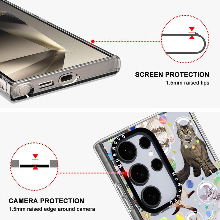 Psychedelic Shield: Galaxy S24 Ultra Case - DOKUTRONIX