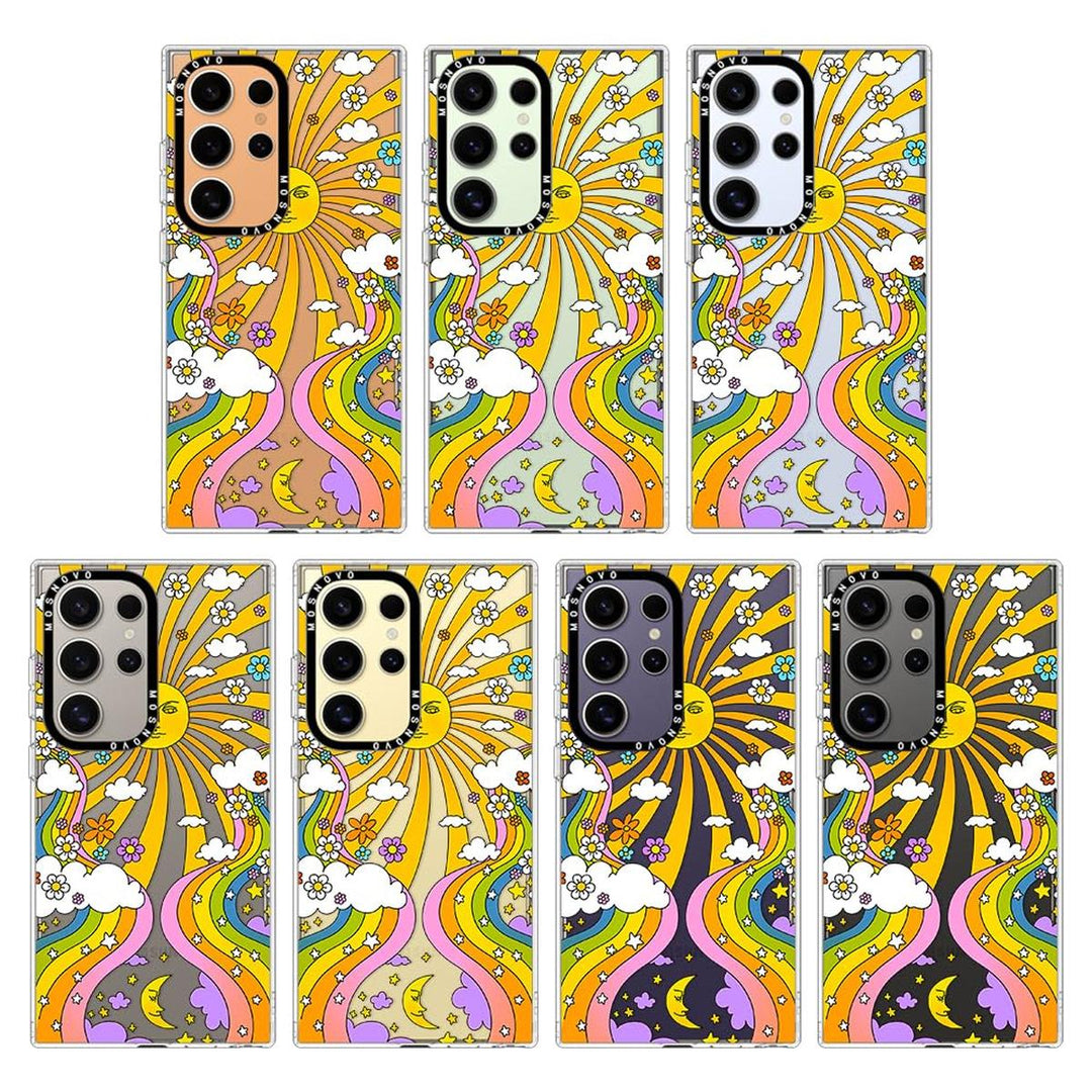 Psychedelic Shield: Galaxy S24 Ultra Case - DOKUTRONIX