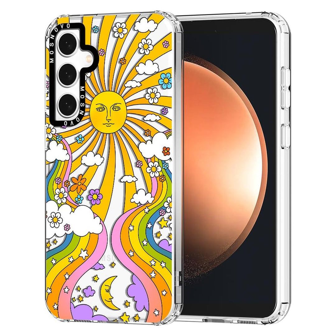 Psychedelic Shield: Galaxy S24 Ultra Case - DOKUTRONIX
