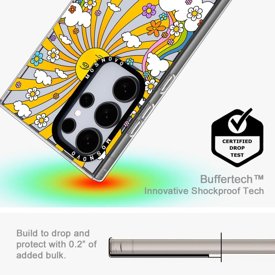Psychedelic Shield: Galaxy S24 Ultra Case - DOKUTRONIX