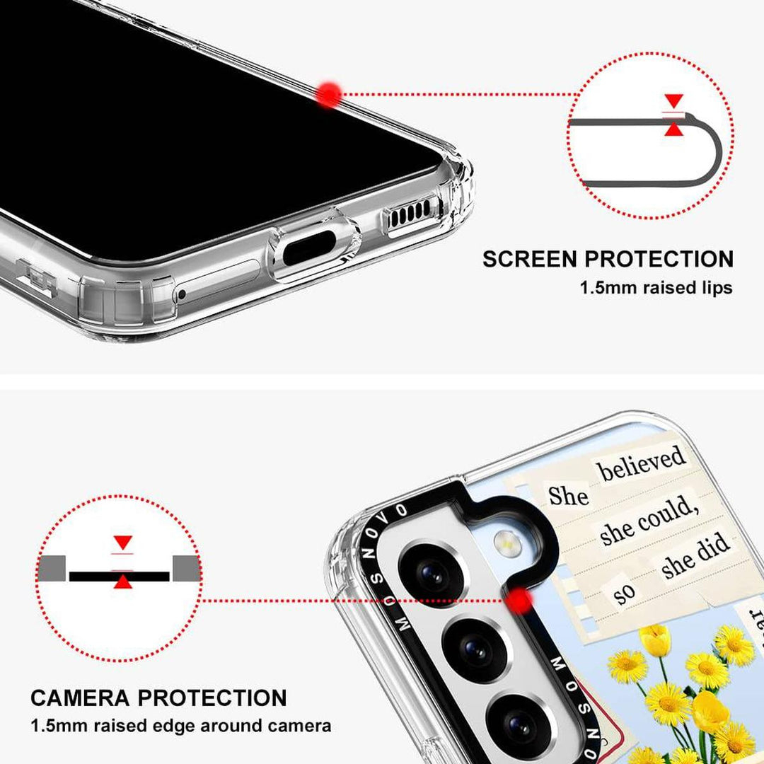 GroovyGuard Case for Galaxy S24 Ultra - Clear TPU - DOKUTRONIX