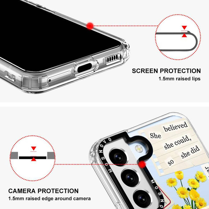 GroovyGuard Case for Galaxy S24 Ultra - Clear TPU - DOKUTRONIX