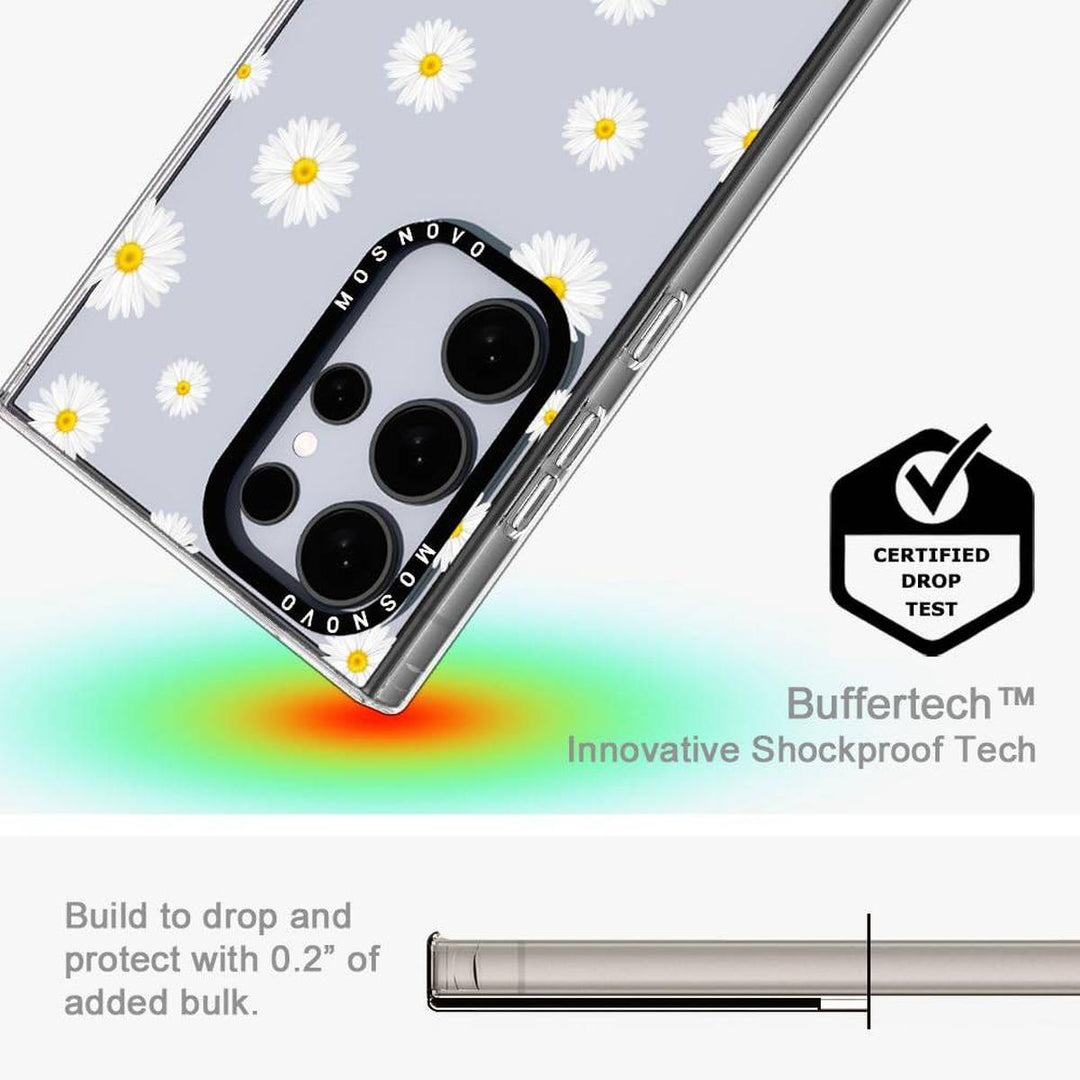 GroovyGuard Case for Galaxy S24 Ultra - Clear TPU - DOKUTRONIX
