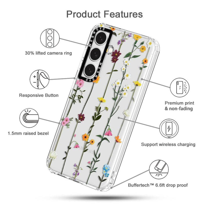 GroovyGuard Case for Galaxy S24 Ultra - Clear TPU - DOKUTRONIX
