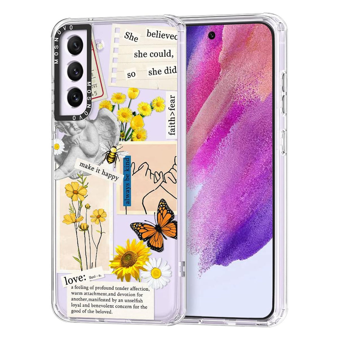 GroovyGuard Case for Galaxy S24 Ultra - Clear TPU - DOKUTRONIX