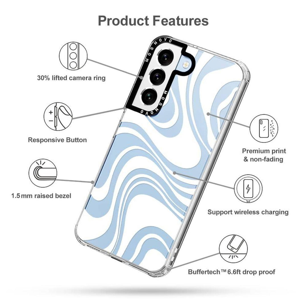 GroovyGuard Case for Galaxy S24 Ultra - Clear TPU - DOKUTRONIX