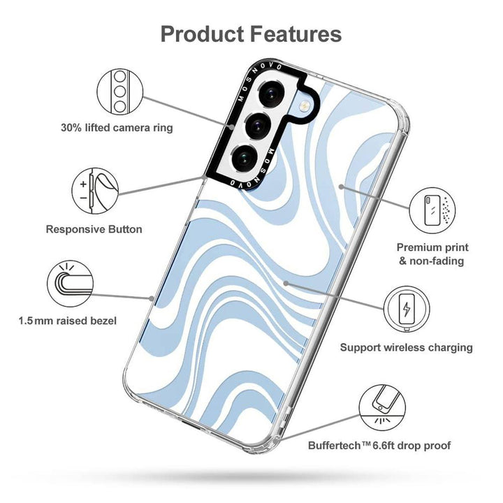 GroovyGuard Case for Galaxy S24 Ultra - Clear TPU - DOKUTRONIX