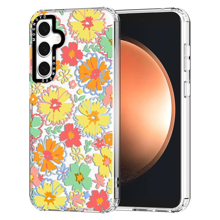 GroovyGuard Case for Galaxy S24 Ultra - Clear TPU - DOKUTRONIX