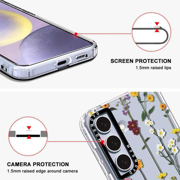 GroovyGuard Case for Galaxy S24 Ultra - Clear TPU - DOKUTRONIX