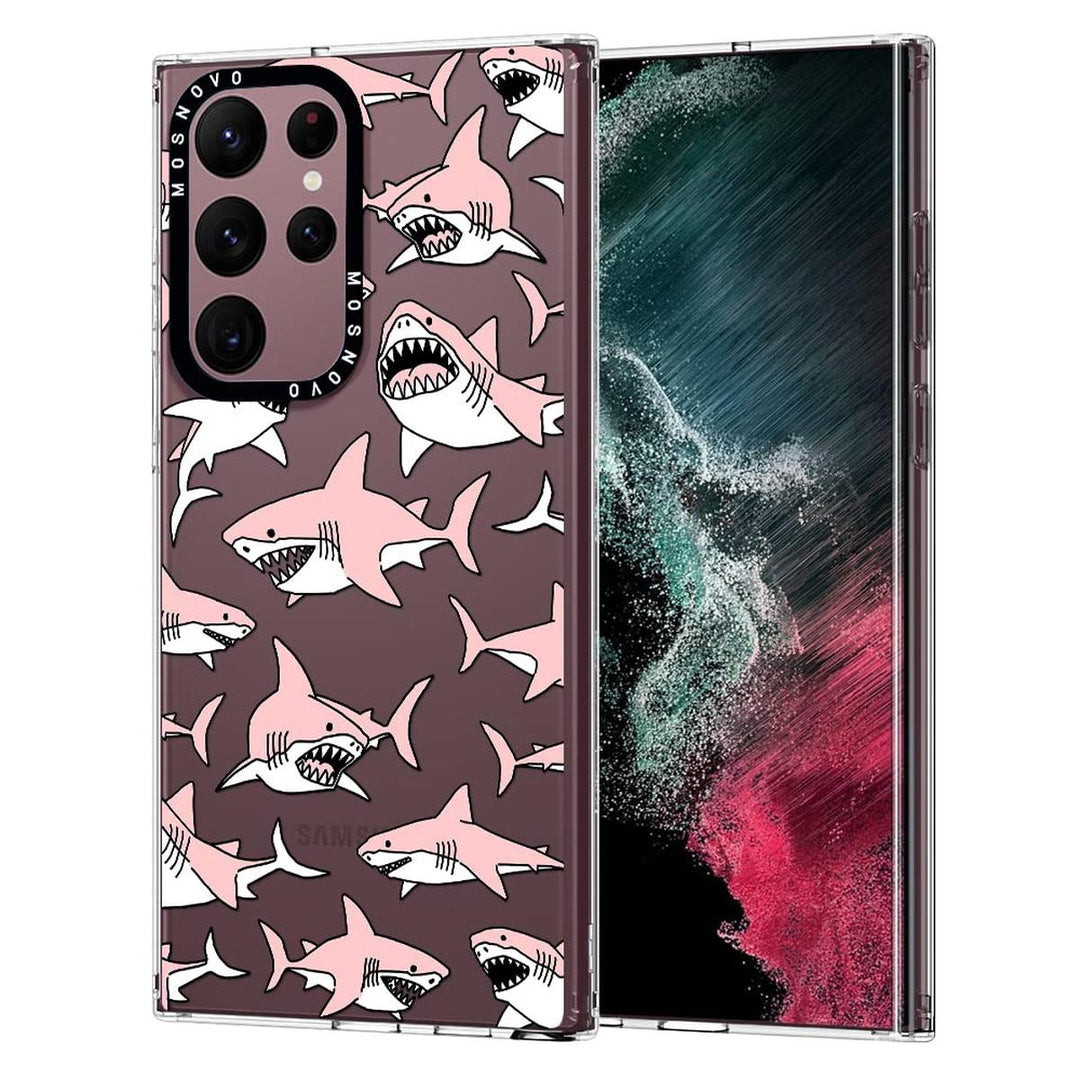 GroovyGuard Case for Galaxy S24 Ultra - Clear TPU - DOKUTRONIX