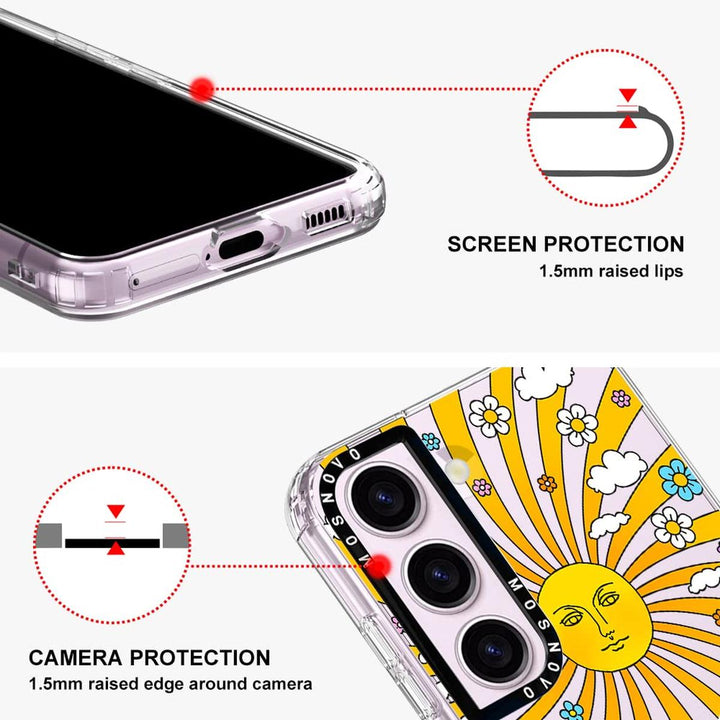 GroovyGuard Case for Galaxy S24 Ultra - Clear TPU - DOKUTRONIX