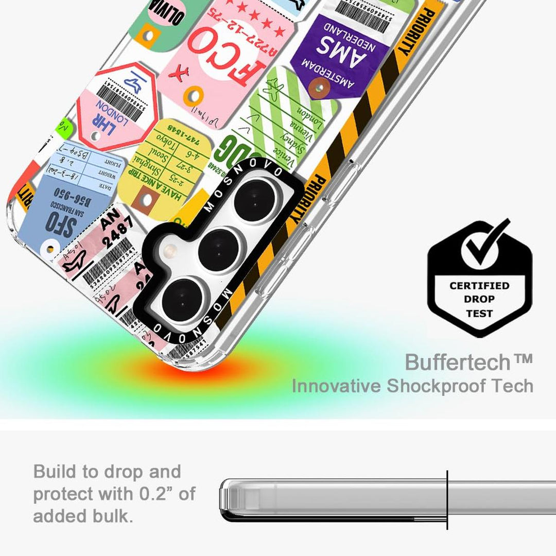GroovyGuard Case for Galaxy S24 Ultra - Clear TPU - DOKUTRONIX