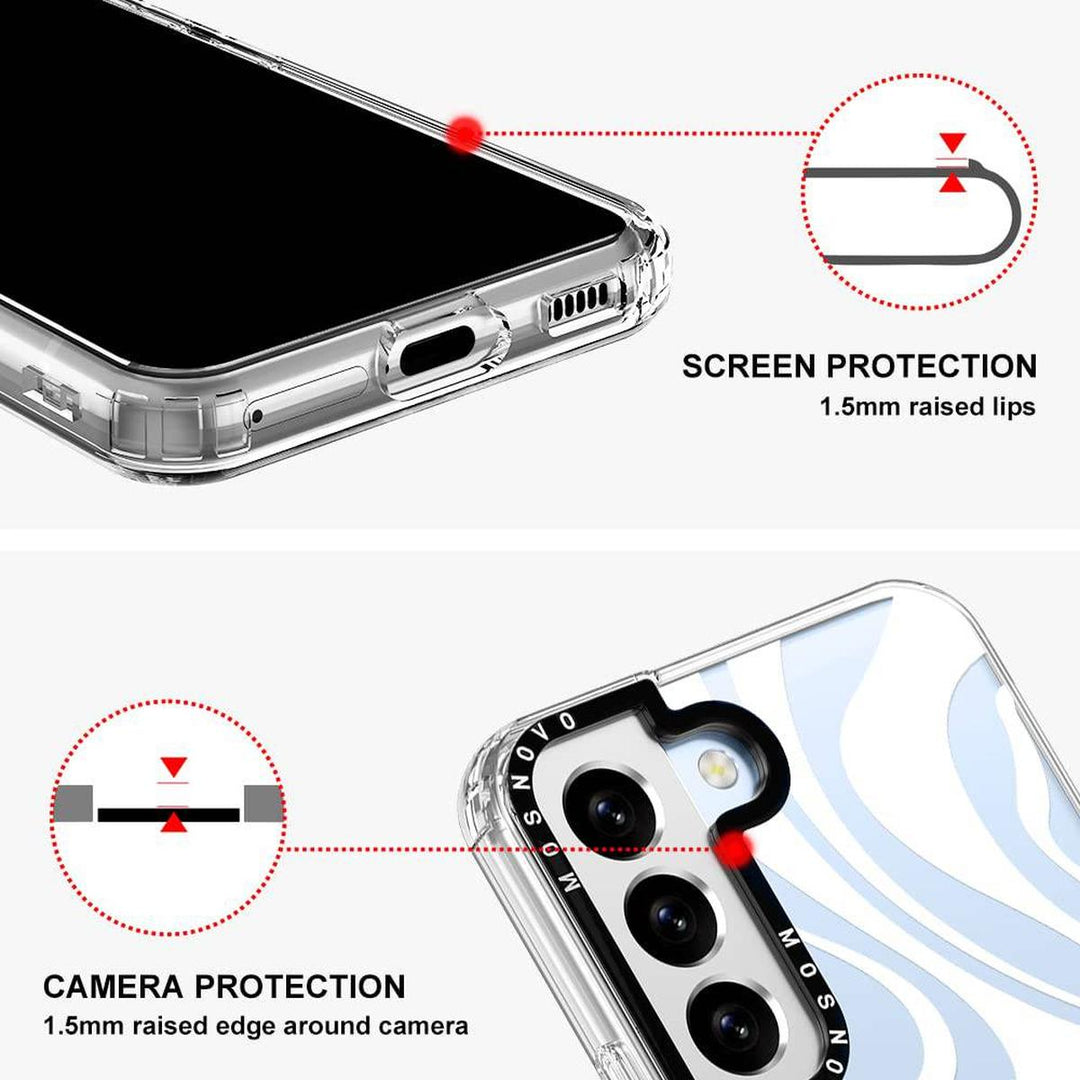 GroovyGuard Case for Galaxy S24 Ultra - Clear TPU - DOKUTRONIX