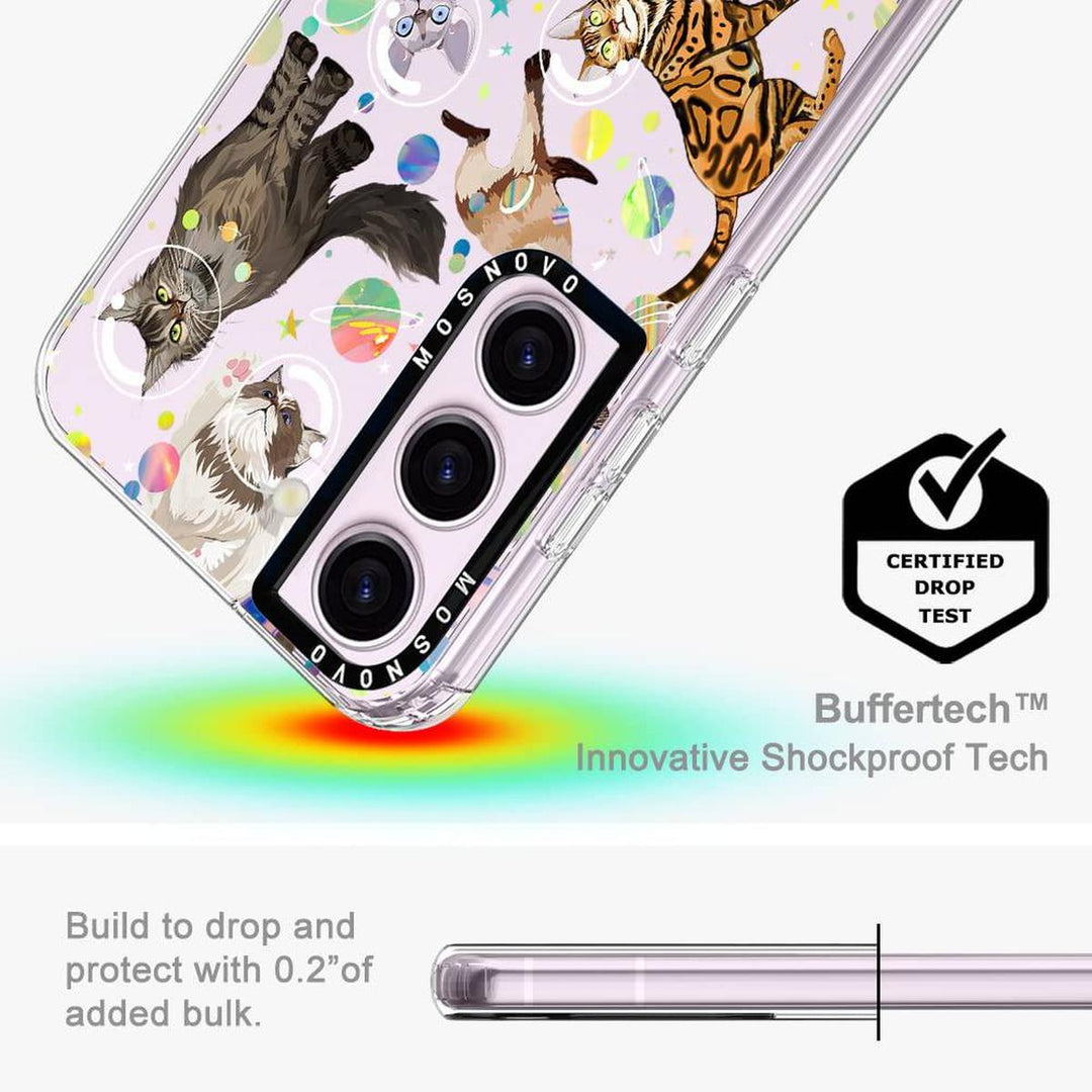 GroovyGuard Case for Galaxy S24 Ultra - Clear TPU - DOKUTRONIX