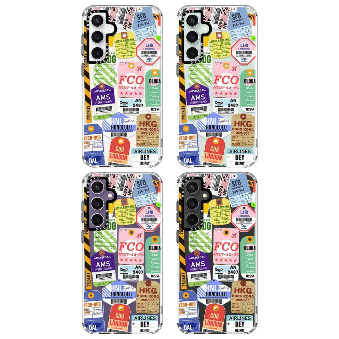 GroovyGuard Case for Galaxy S24 Ultra - Clear TPU - DOKUTRONIX