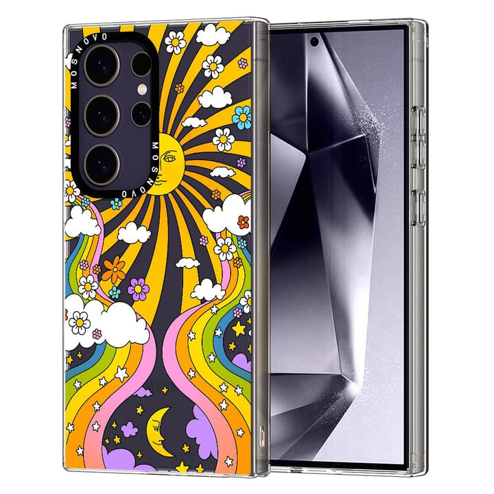 GroovyGuard Case for Galaxy S24 Ultra - Clear TPU - DOKUTRONIX