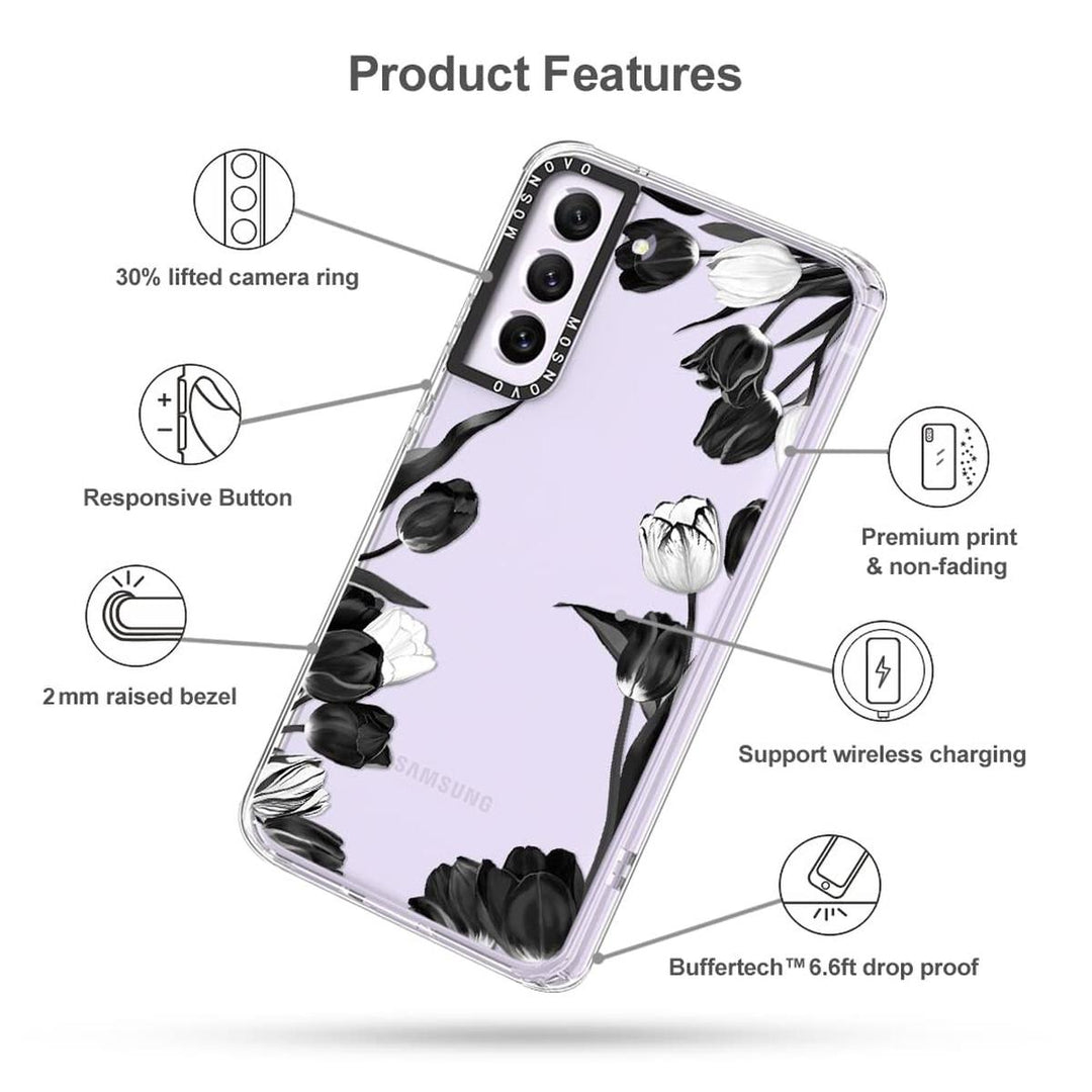 GroovyGuard Case for Galaxy S24 Ultra - Clear TPU - DOKUTRONIX