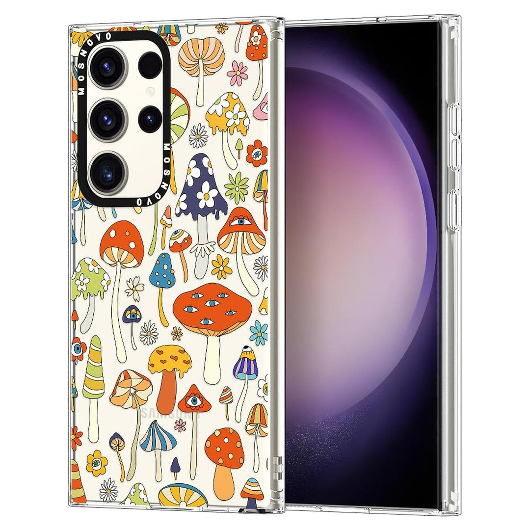 GroovyGuard Case for Galaxy S24 Ultra - Clear TPU - DOKUTRONIX