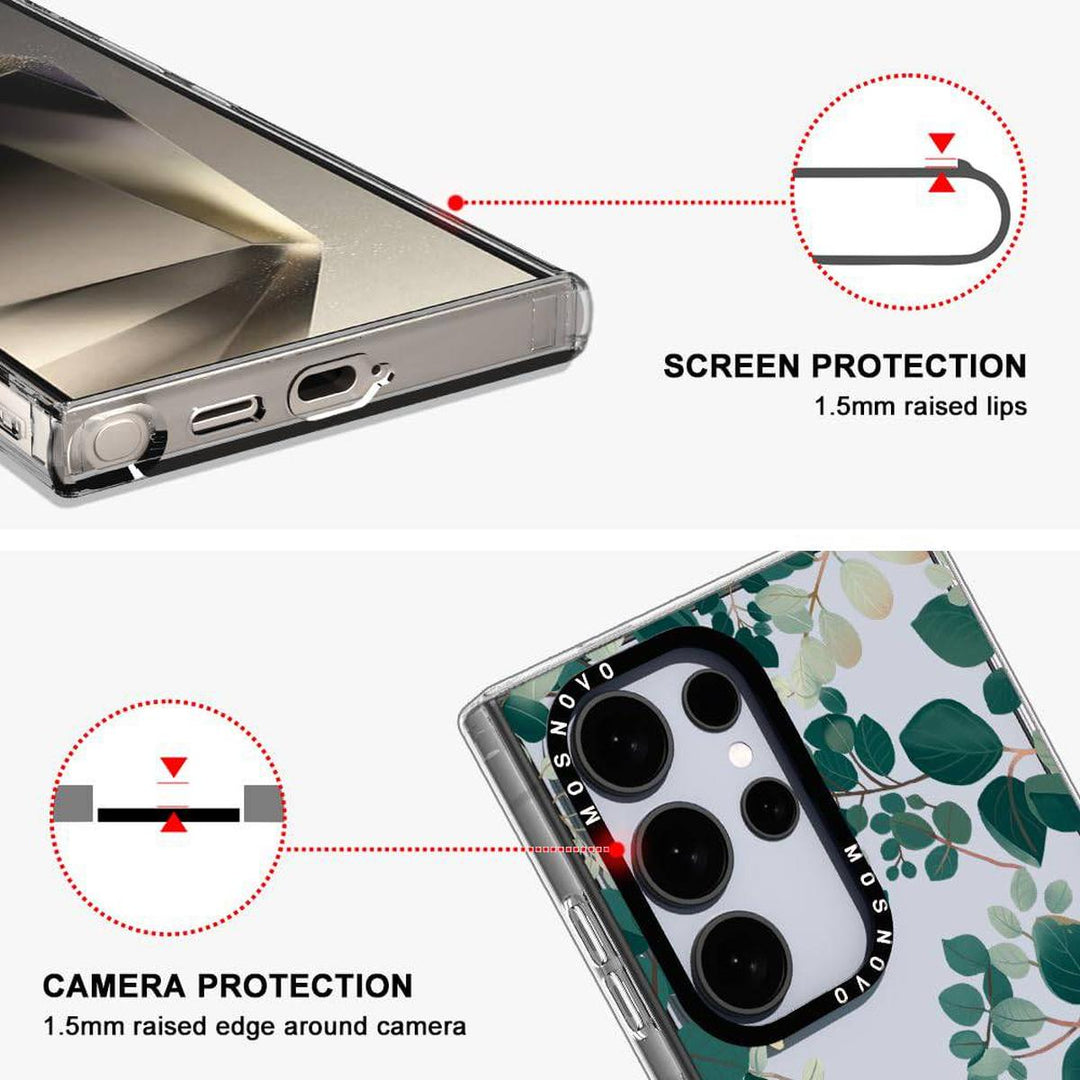 GroovyGuard Case for Galaxy S24 Ultra - Clear TPU - DOKUTRONIX