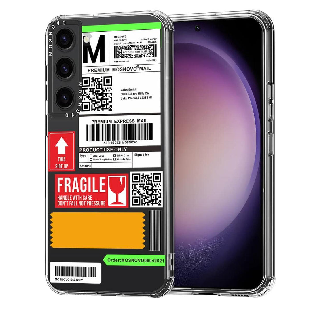 GroovyGuard Case for Galaxy S24 Ultra - Clear TPU - DOKUTRONIX