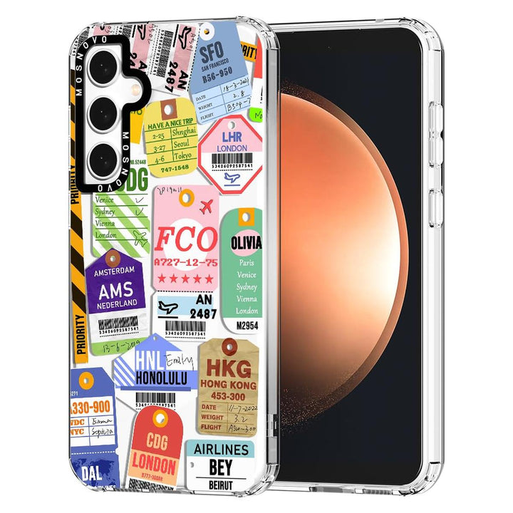 GroovyGuard Case for Galaxy S24 Ultra - Clear TPU - DOKUTRONIX