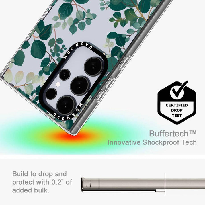 GroovyGuard Case for Galaxy S24 Ultra - Clear TPU - DOKUTRONIX