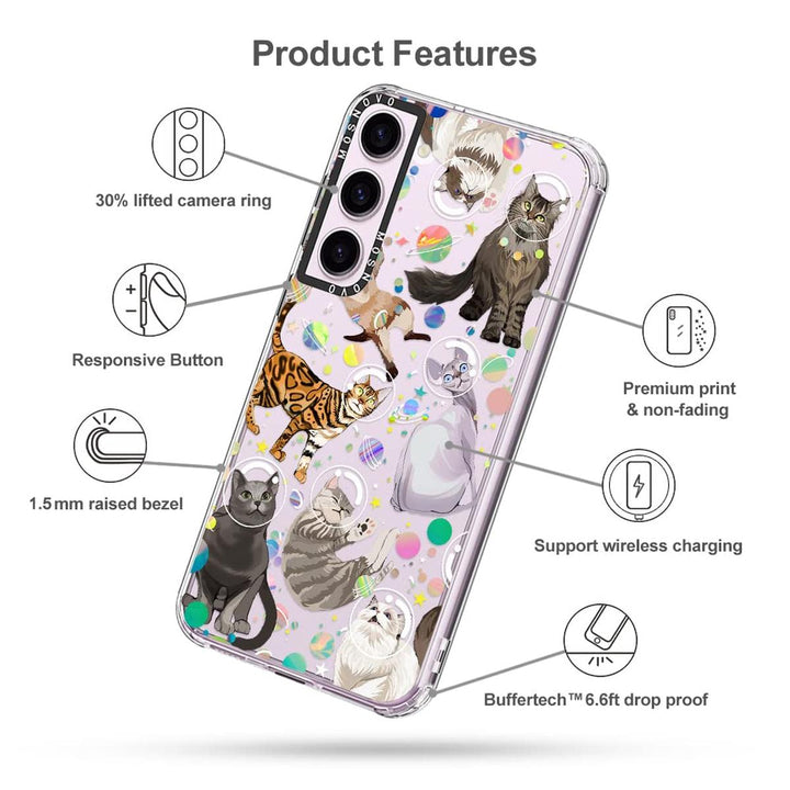 GroovyGuard Case for Galaxy S24 Ultra - Clear TPU - DOKUTRONIX