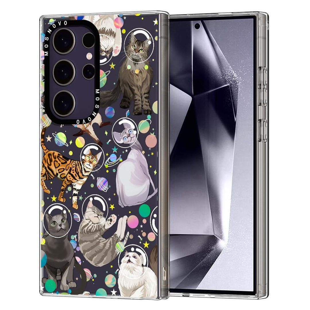 GroovyGuard Case for Galaxy S24 Ultra - Clear TPU - DOKUTRONIX