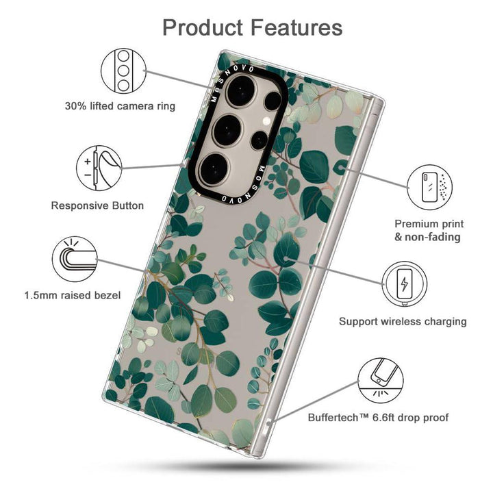 GroovyGuard Case for Galaxy S24 Ultra - Clear TPU - DOKUTRONIX