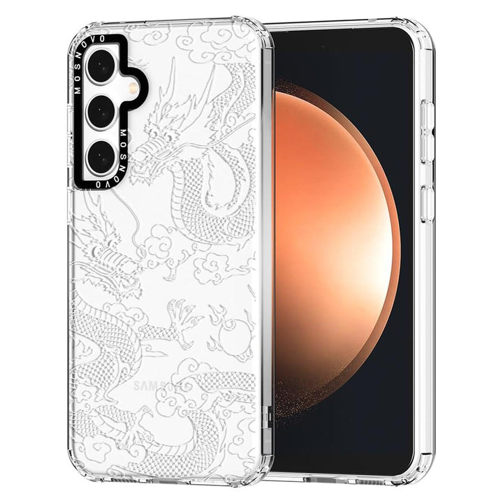 GroovyGuard Case for Galaxy S24 Ultra - Clear TPU - DOKUTRONIX