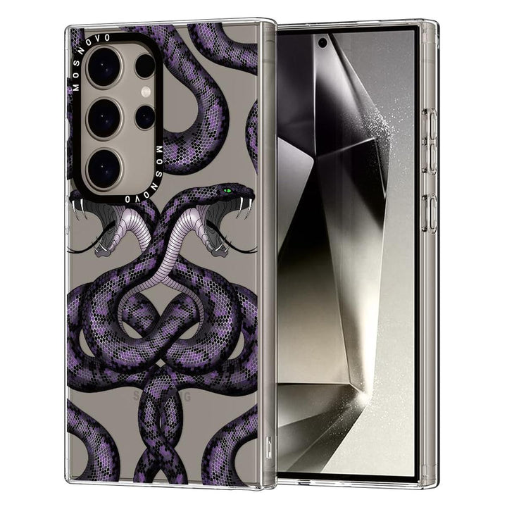GroovyGuard Case for Galaxy S24 Ultra - Clear TPU - DOKUTRONIX