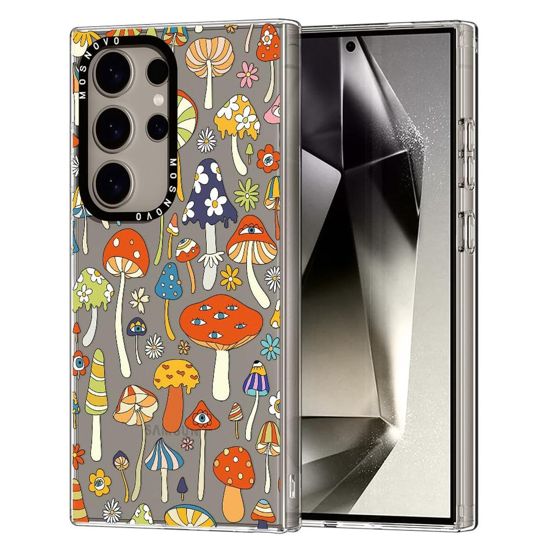 GroovyGuard Case for Galaxy S24 Ultra - Clear TPU - DOKUTRONIX