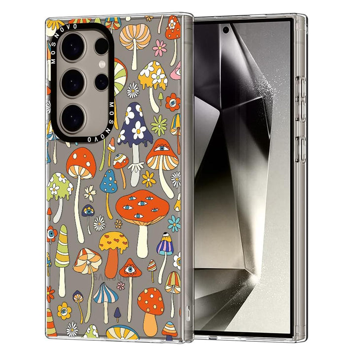 GroovyGuard Case for Galaxy S24 Ultra - Clear TPU - DOKUTRONIX