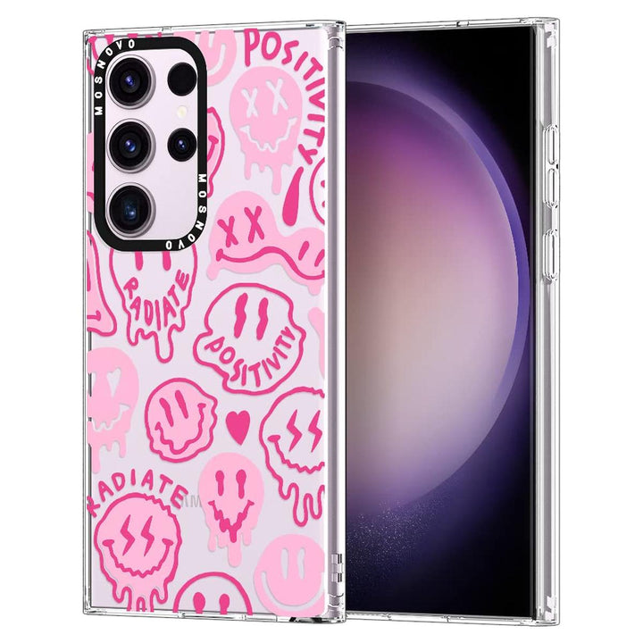 GroovyGuard Case for Galaxy S24 Ultra - Clear TPU - DOKUTRONIX